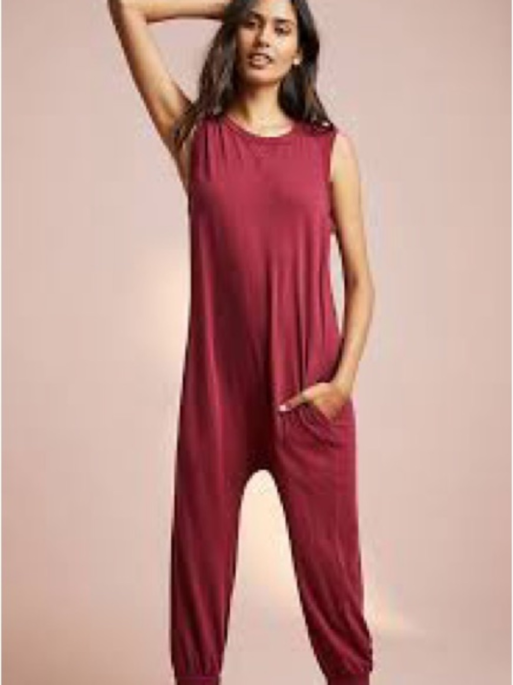 Folk / Hansel from Basel Anthropologie Kerry Tank Jumpsuit Jogger Size S